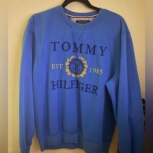 Tommy Hilfiger Men's Blue Crewneck Sweater